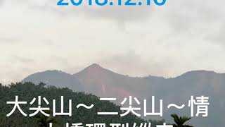 大尖山二尖山環型縱，