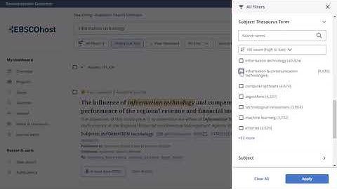 Using the Result List on the New EBSCO User Interfaces   Tutorial