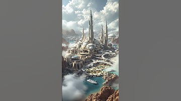 Ultra-Realistic 4K Sci-Fi Animation: Levitating Bridge with Monorail