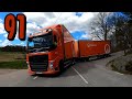 Trucker Dashcam #91 Car plows into road Construction!