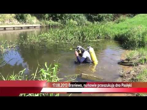 Braniewo, nurkowie przeszukują dno Pasłęki