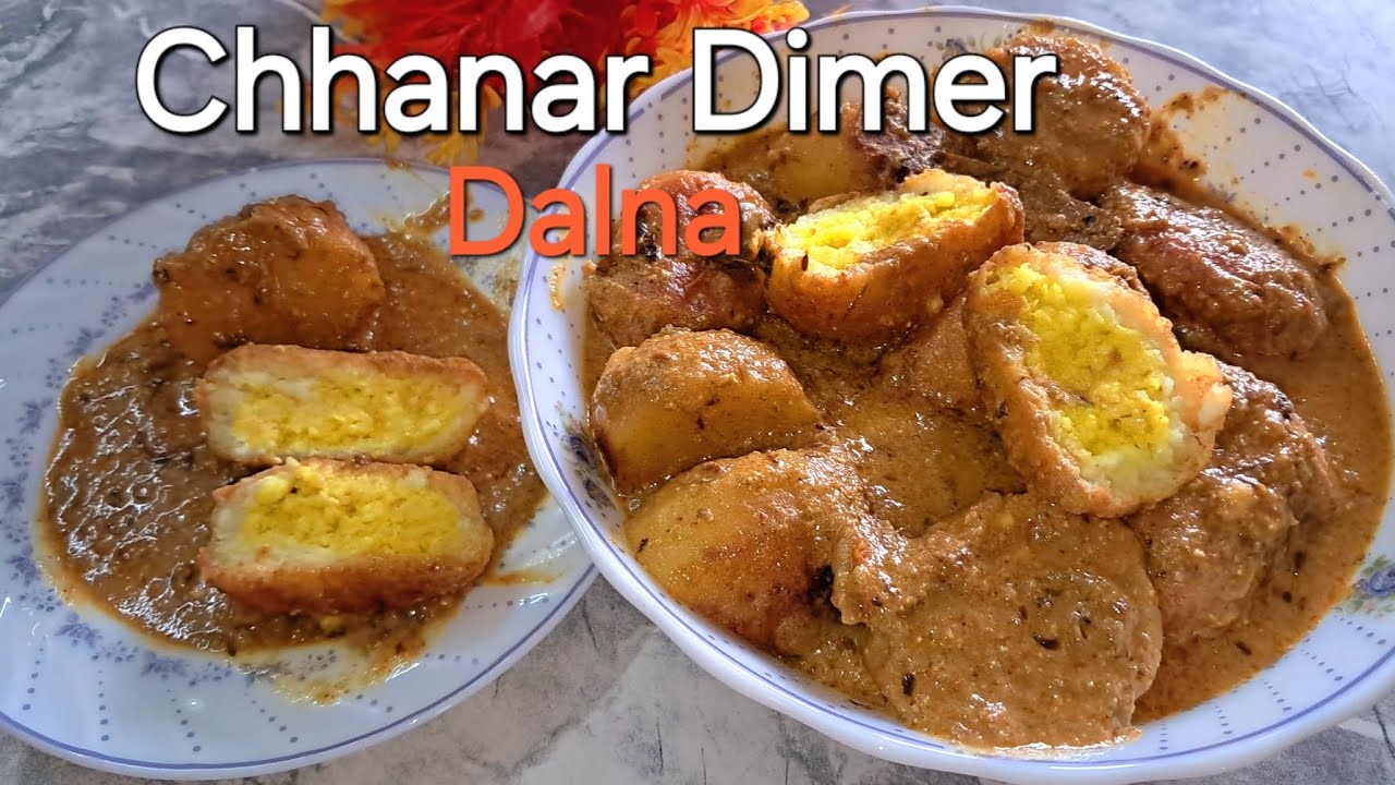 Niramish Chhanar Dim'er Dalna Thakurbarir Ranna | Niramish Dimer Dalna ...