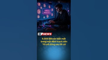 4.000 Bitcoin biến mất trong một đêm! Thanh niên 19 tuổi đứng sau tất cả!