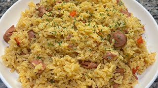 ARROZ CON SALCHICHAS (Rice w/Vienna Sausage) ❤️🇵🇷