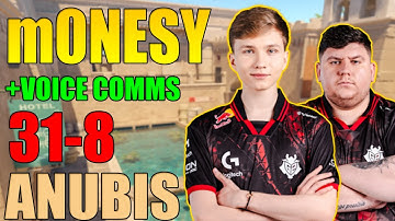 m0NESY(31-8) w/HeavyGod +VOICE COMMS：EU Faceit Ranked Intense Match (Anubis)