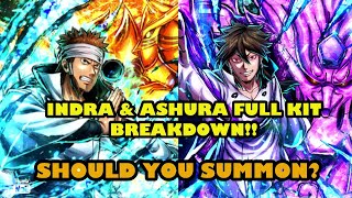 Should YOU SUMMON For Indra & Ashura?? Full Kit BREAKDOWN! (nxb ninja voltage)