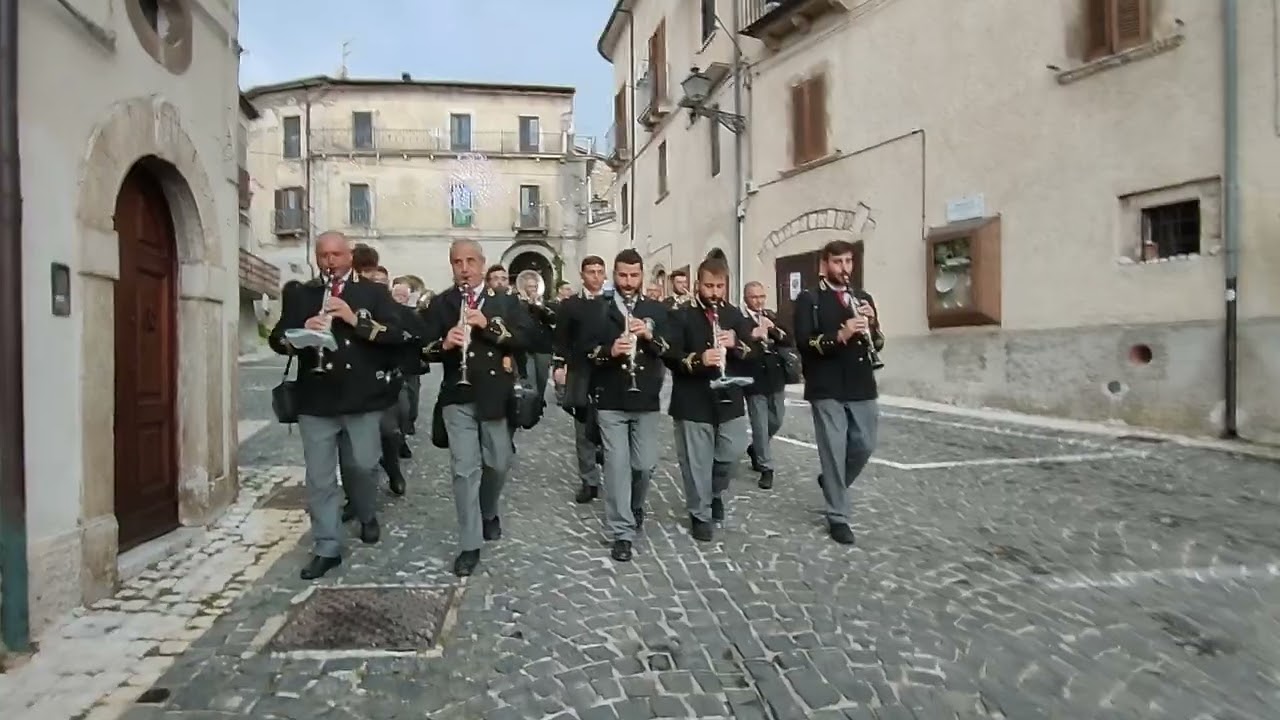 Marcia Ernani Banda di Ailano 16/8/23 Collelongo Festa di San Rocco