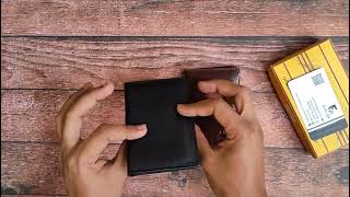 pure leather card holder