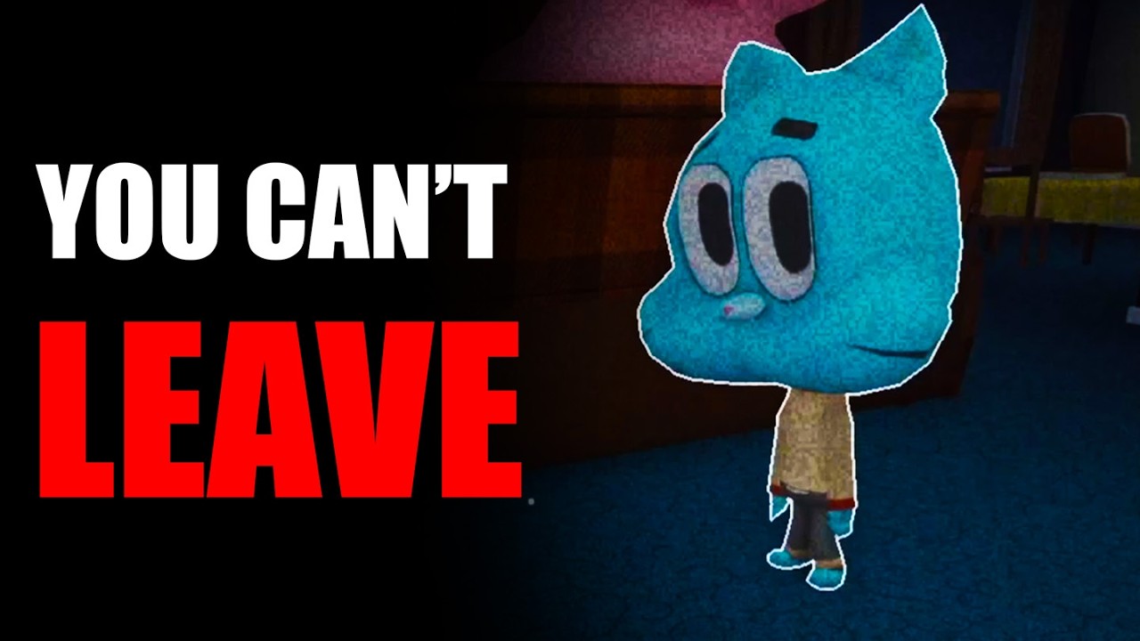 Escaping Amazing World of Gumball House..
