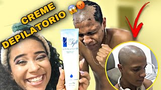 TROLAGEM COLOQUEI  CREME DEPILATORIO NO CABELO DE MEU NAMORADO !!!! 🔥🔥