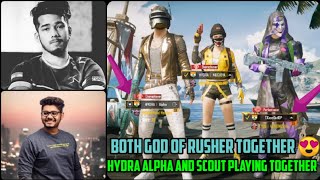 Hydra Alpha And Scout Playing Together 🤩 | Alpha Clasher and Scout Playing Together