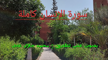 سورة الإنسان كاملة بصوت عذب من القارئ محمد جلال عادل