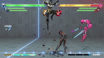 Power Rangers - Battle For The Grid: Kat/Udonna/Trini Combo Video