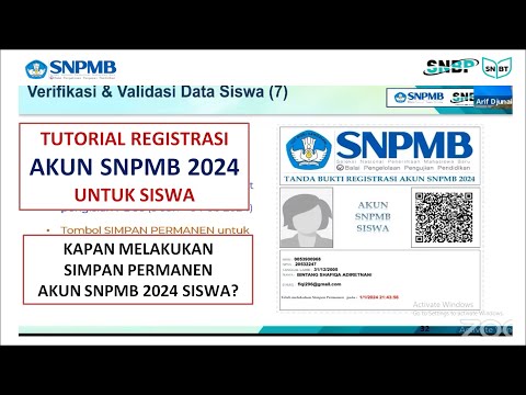 [FULL] Tutorial Registrasi Akun SNPMB 2024 untuk Siswa