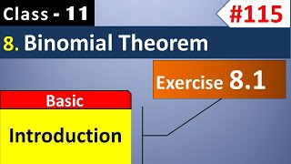 Introduction of Binomial Theorem || Class 11 Binomial Theorem || Class 11 Maths Chapter 8 || NCERT