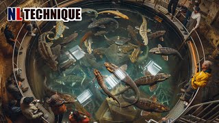 How Chinese People Hatch and Farm Huge and Rare Salamanders - Traditional Fish Farming Method