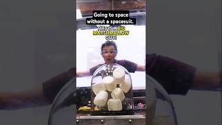 Marshmallow Guy Goes To Space Without A Spacesuit