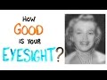 How good is your eyesight test