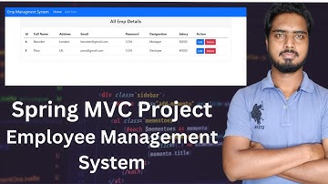 Employee Management System Crud Operation Spring MVC Project