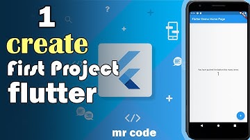 How To Create Flutter Project 01