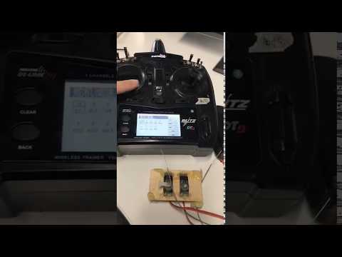 Servo delay settings