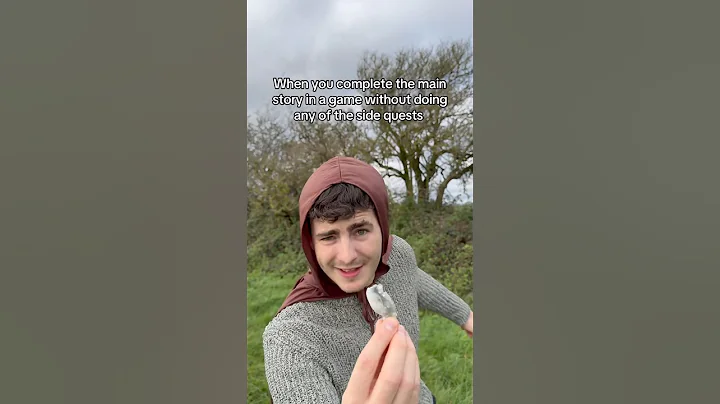 When you complete the main story without doing any side quests 😂 #comedy #videogames #skyrim #zelda