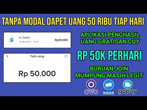 Aplikasi penghasil uang 50 ribu perhari