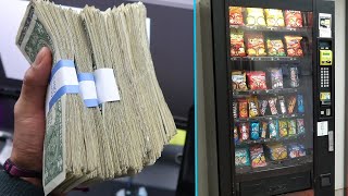 Collecting Money From My 4 Vending Machines! Collecting Money From My 4 Vending Machines!