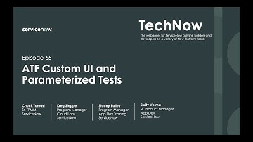 TechNow Ep 65 | ATF Custom UI and Parameterized Tests