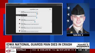 Mother of Iowa National Guardsman learns of deadly crash on scanner app