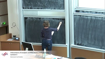 Damaris Schindler: Interactions of analytic number theory and geometry - lecture 3