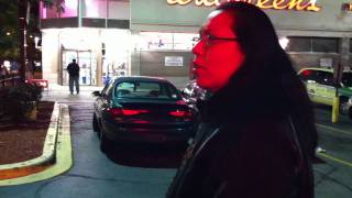 Towing Lady Caught on Tape