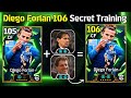Diego Forlan 106 Rated Training efootball 2025✨|| How To Train 106 Diego Forlan 106  efootball 2025