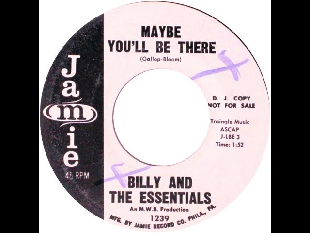 BILLY & THE ESSENTIALS MAYBE YOU'LL BE THERE - YouTube