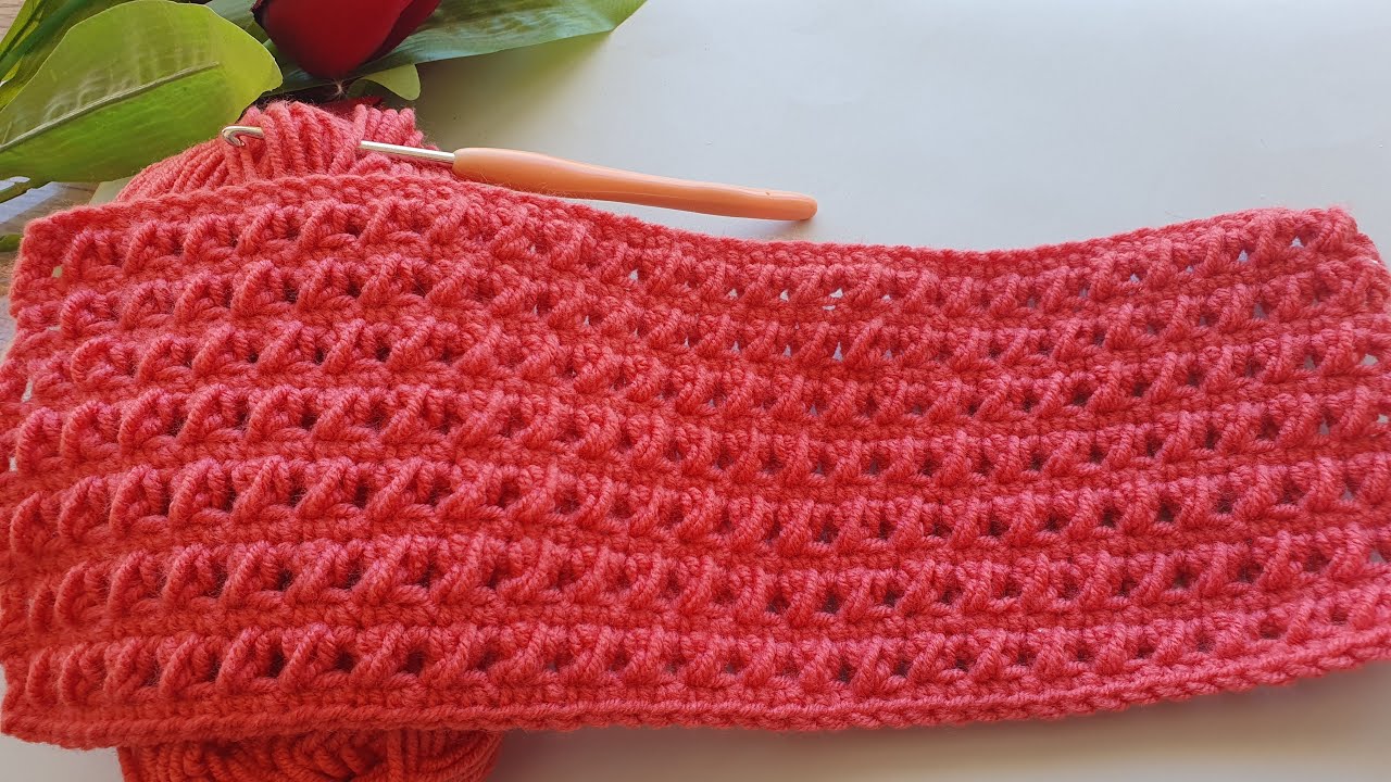 My new favourite! A crochet you've never seen before. for beginners Only 2 rows crochet pattern⚡️💜