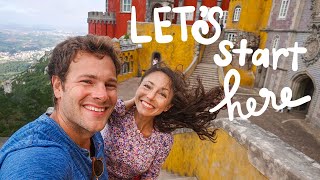 TOURING 2 OF THE MOST UNIQUE "HOMES" IN PORTUGAL 🏰 AMERICANS MOVING ABROAD.