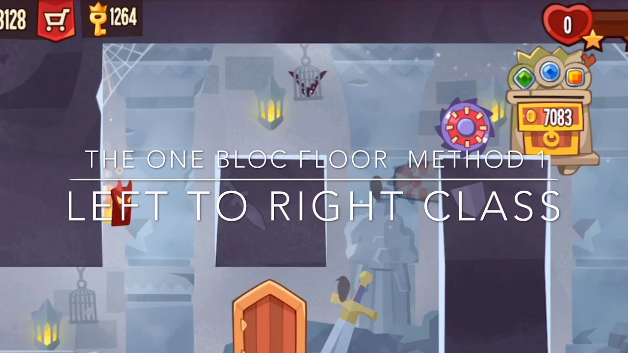 King of thieves - The Classic saw jump tutorial ( One bloc - Left to right )