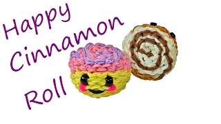 Happy Cinnamon Roll Tutorial by feelinspiffy (Rainbow Loom)