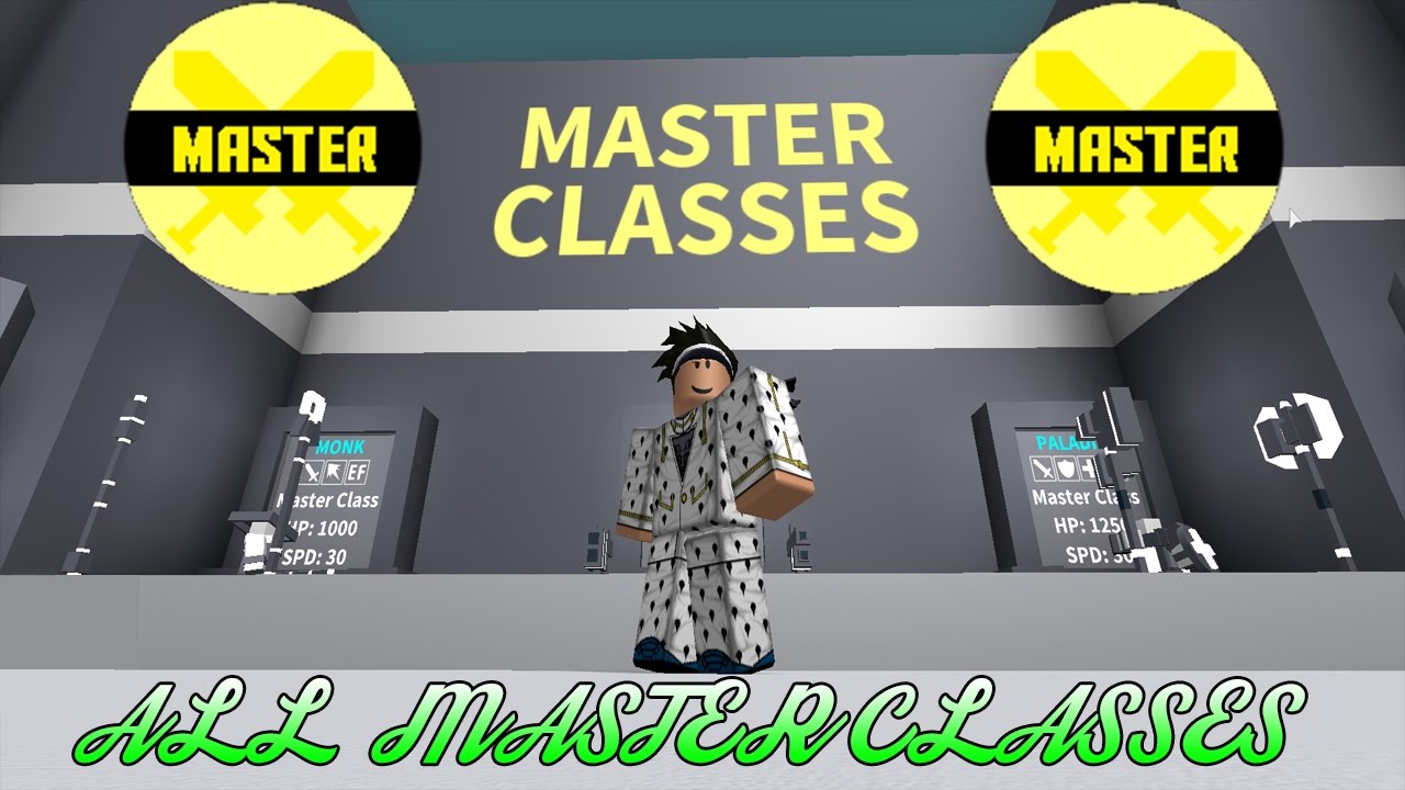 Roblox Critical Strike All Master Classes - 