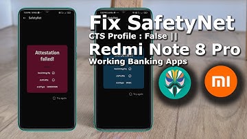 Fix SafetyNet CTS profile false in Redmi Note 8 Pro | Android | Magisk || Working Banking Apps