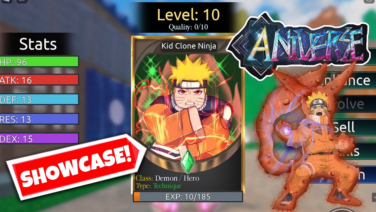 KID CLONE NINJA (NARUTO) SHOWCASE Gold Rate Unit Aniverse