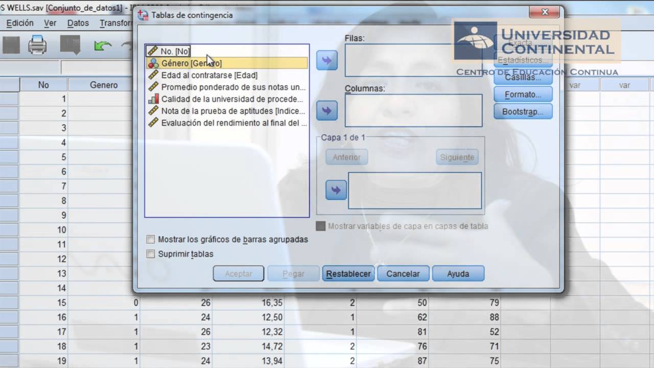 4x4 tutorial YouTube con SPSS contingencia de Tablas 4x4 tutorial YouTube con SPSS contingencia de Tablas