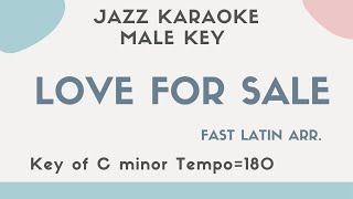 Love for sale - Jazz KARAOKE (Instrumental backing track) - male key