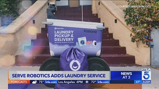 Robots known for food delivery in L.A. will now deliver laundry