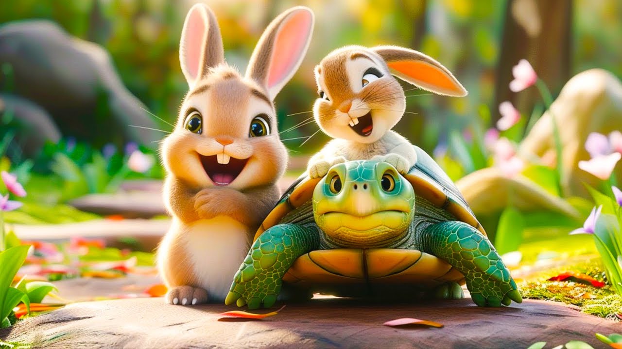 Chú Thỏ Con Tinh Nghịch và Rùa Con - Ca Nhạc Hoạt Hình 3D BÉ NÀO CŨNG ...