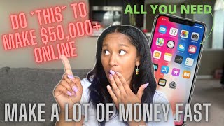 THIS Is The BEST Way To Make A LOT of Money Fast in 2022| Start with No Money| Content Creation