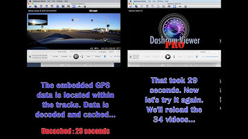 Dashcam Viewer GPS Data Caching Demonstration