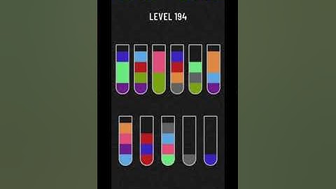 Water sort puzzle level 194