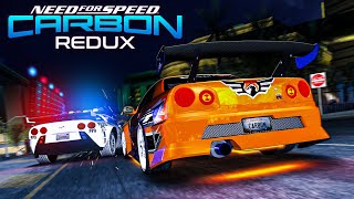 NFS Carbon REDUX 2024 | New Cars, Reworked Performance & Police, Graphics Mod in 4K