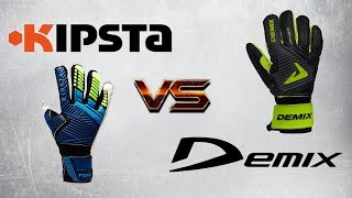 картинка: Обзор || Вратарские перчатки Kipsta. Что лучше? Kipsta VS Demix